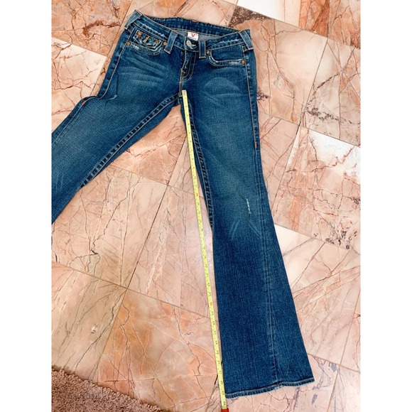 True Religion Heavyweight Flare Denim Jeans, 27 - Picture 6 of 12
